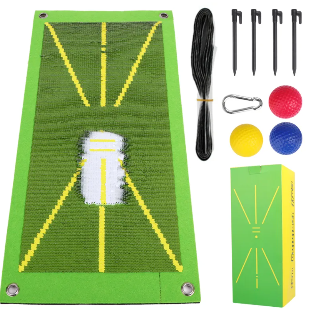 The Golf Bloom Swing Path Trainer Mat
