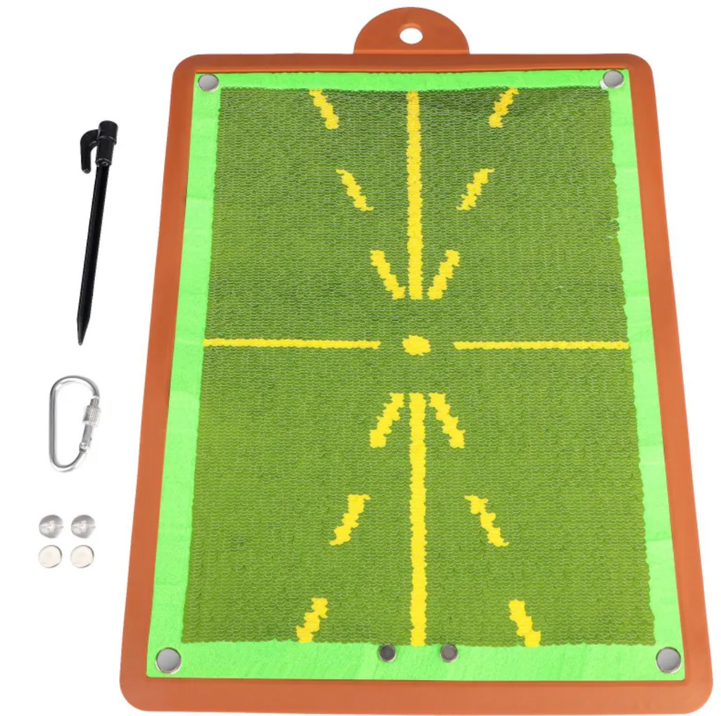 The Golf Bloom Swing Path Trainer Mat