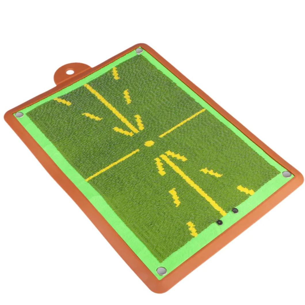 The Golf Bloom Swing Path Trainer Mat