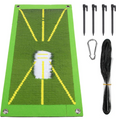 The Golf Bloom Swing Path Trainer Mat